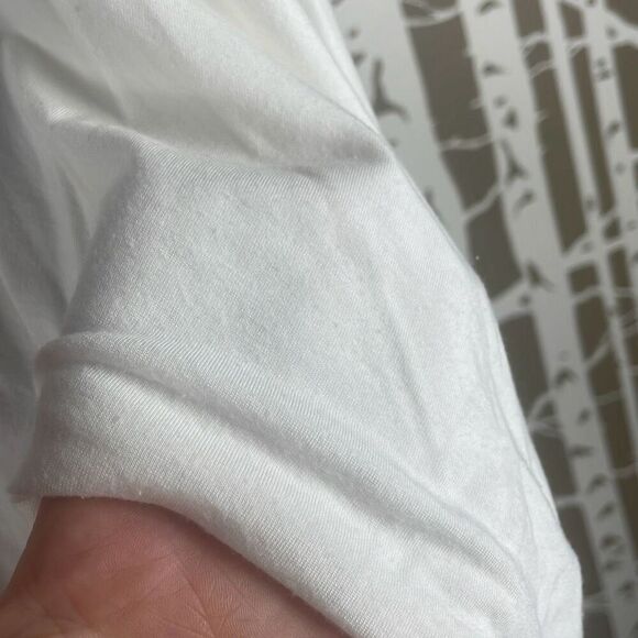 Democracy Embroidered High-Low Hem Drop Sleeve Top M - Picture 7 of 10